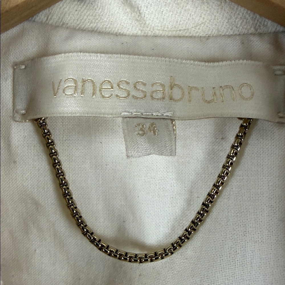 Vanessa Bruno Cream Blazer Size EU 34 - Picture 2 of 8